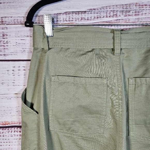 J Brand Athena green belted utility pants - Picture 15 of 16